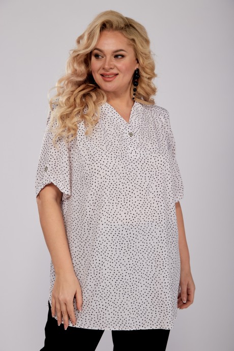Блузка Mamma Moda 40/1 белый размер 58-68 #1