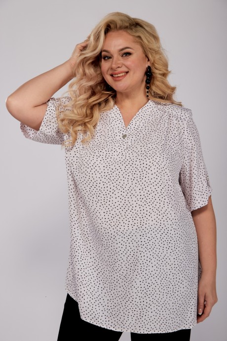 Блузка Mamma Moda 40/1 белый размер 58-68 #2