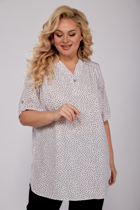 Блузка Mamma Moda 40/1 белый размер 58-68 #3