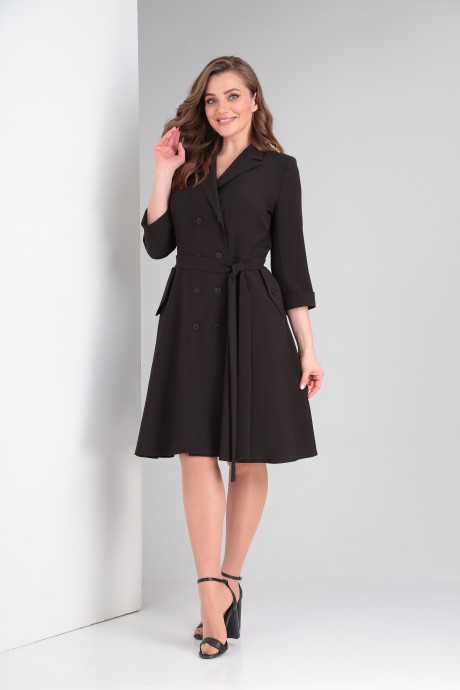Платье Vilena Fashion 785 черный размер 46-50 #1