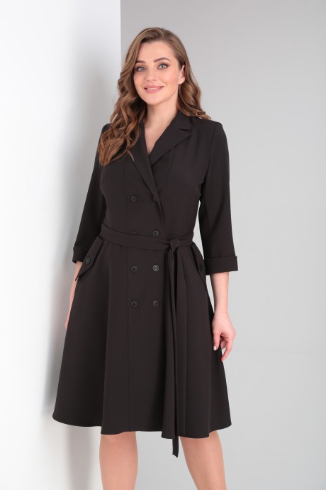 Платье Vilena Fashion 785 черный размер 46-50 #4