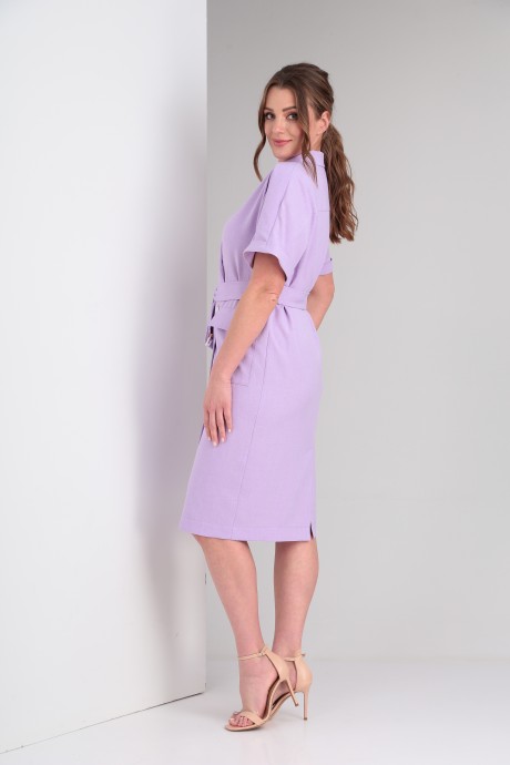 Платье Vilena Fashion 812 сирень размер 46-50 #6