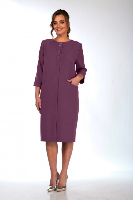 Платье Vilena Fashion 842 слива размер 52-56 #1