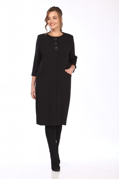 Платье Vilena Fashion 842 черный размер 52-56 #3