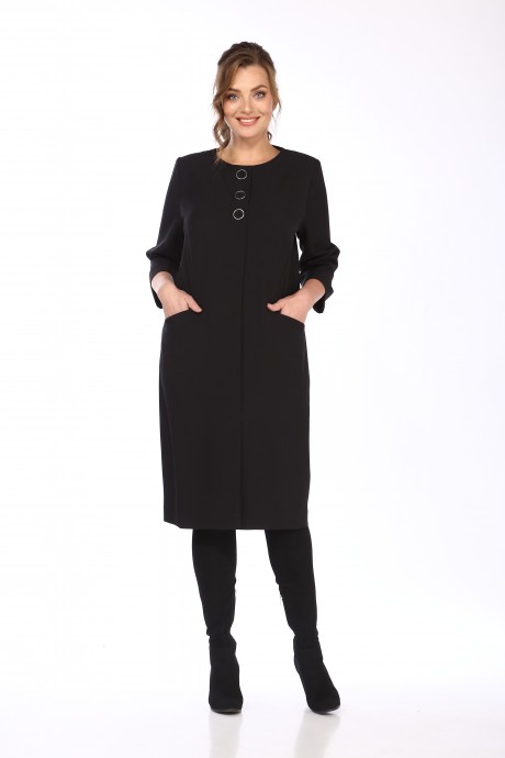 Платье Vilena Fashion 842 черный размер 52-56 #4