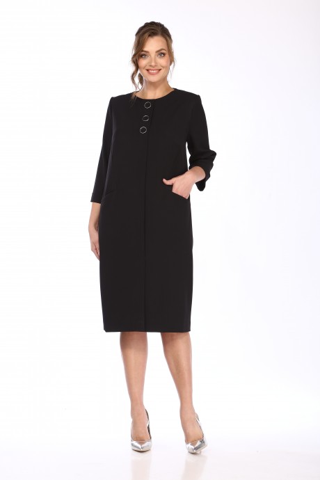 Платье Vilena Fashion 842 черный размер 52-56 #6