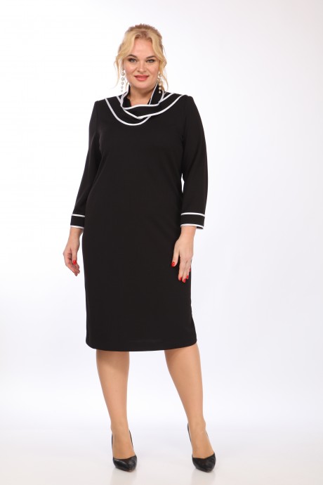 Платье Vilena Fashion 852 черный размер 50-54 #2