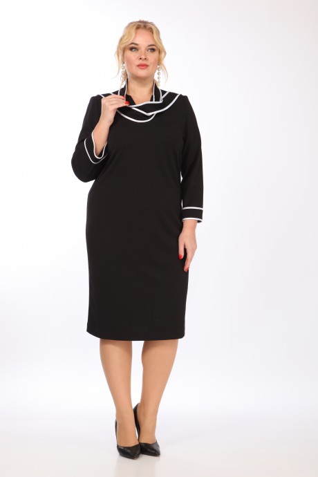 Платье Vilena Fashion 852 черный размер 50-54 #4