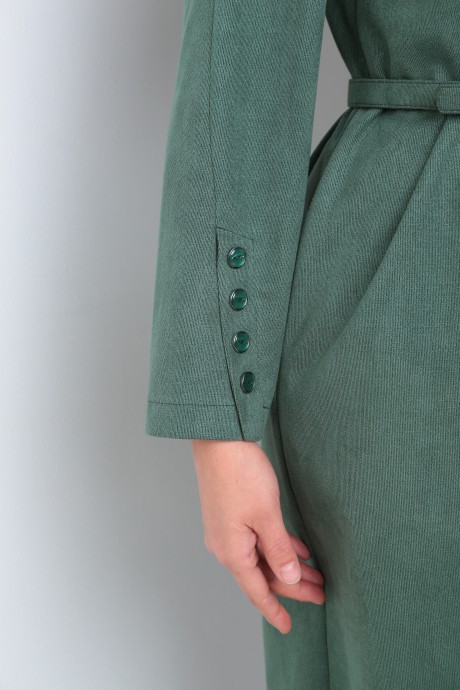 Платье Vilena Fashion 864 зеленый размер 48-52 #7
