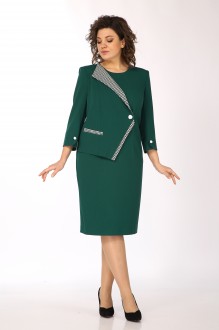 Платье Vilena Fashion 863 зеленый #1