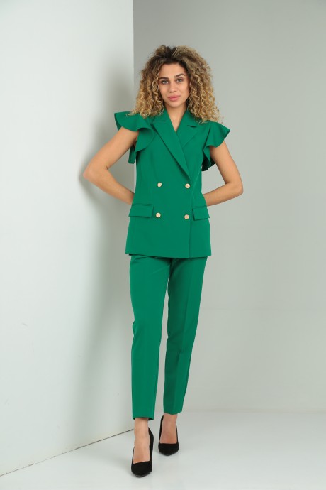 Костюм/комплект Vilena Fashion 866 зеленый размер 44-48 #5