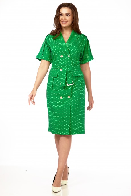 Платье Vilena Fashion 912 зеленый размер 46-50 #2