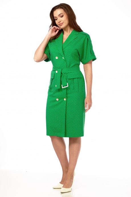 Платье Vilena Fashion 912 зеленый размер 46-50 #3