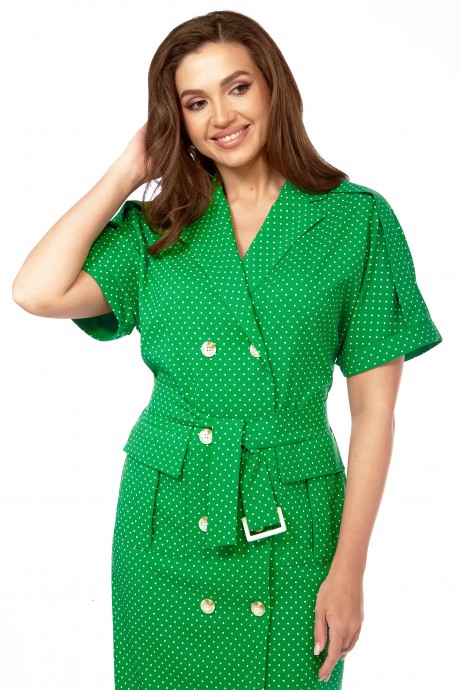 Платье Vilena Fashion 912 зеленый размер 46-50 #4