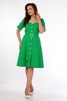 Платье Vilena Fashion 892 зеленый #1