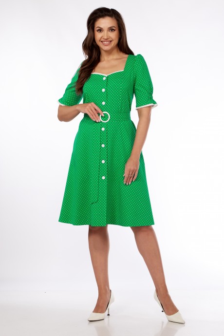 Платье Vilena Fashion 892 зеленый размер 46-50 #3