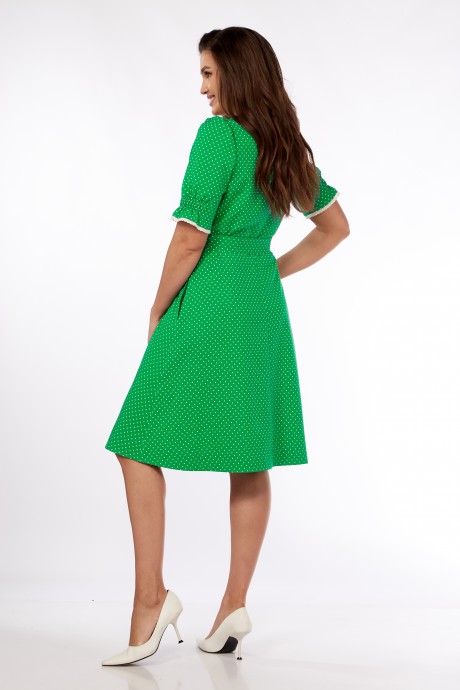 Платье Vilena Fashion 892 зеленый размер 46-50 #7