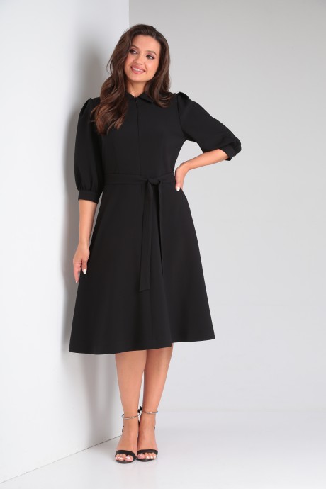 Платье Vilena Fashion 905 чёрный размер 46-50 #1