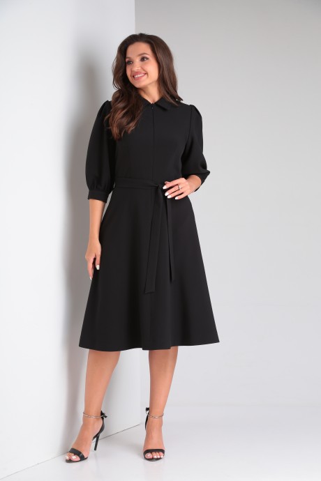 Платье Vilena Fashion 905 чёрный размер 46-50 #2