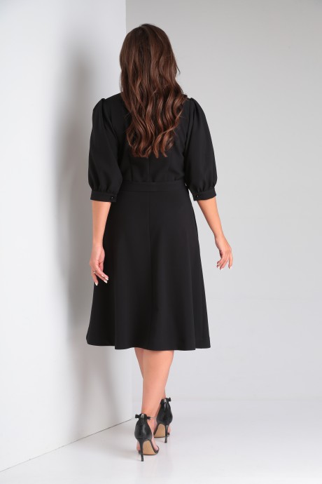 Платье Vilena Fashion 905 чёрный размер 46-50 #6