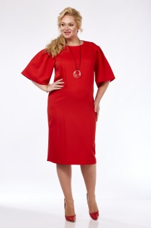 Платье Vilena Fashion 927 красный #1