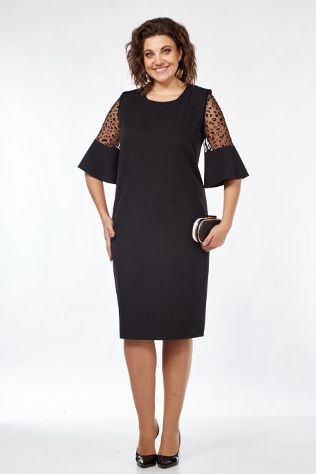 Вечернее платье Vilena Fashion 937 черный размер 50-54 #2