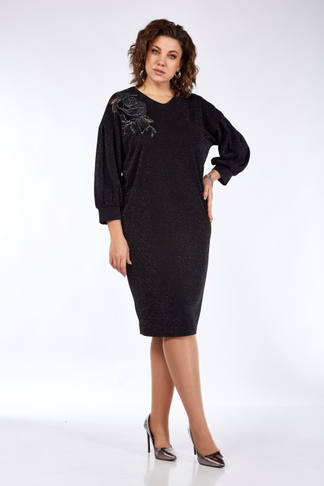 Вечернее платье Vilena Fashion 940 черный размер 52-56 #2