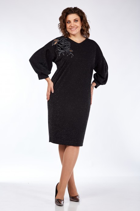 Вечернее платье Vilena Fashion 940 черный размер 52-56 #3