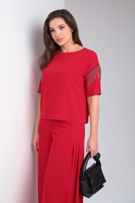 Костюм/комплект Vilena Fashion 944 двойка красный размер 44-48 #6
