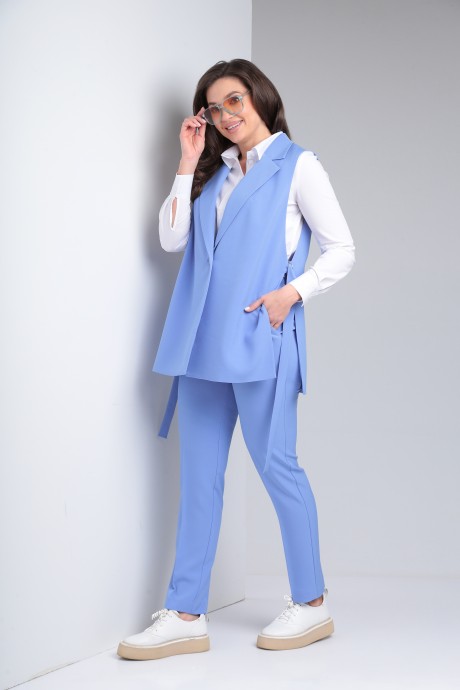 Костюм/комплект Vilena Fashion 949 голубой размер 48-52 #6