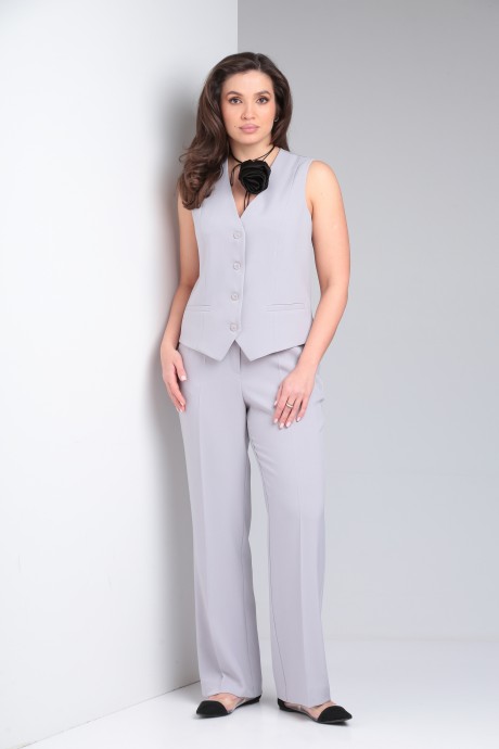 Костюм/комплект Vilena Fashion 947 светло-серый размер 50-54 #4