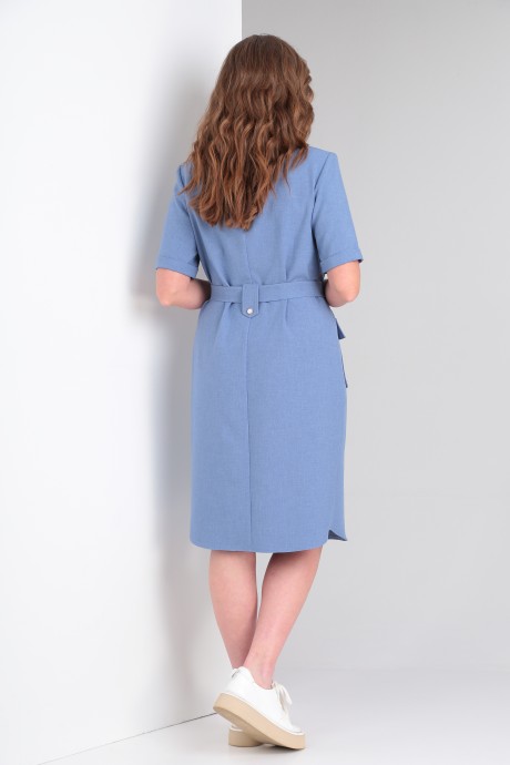 Платье Vilena Fashion 975 голубой размер 50-54 #6
