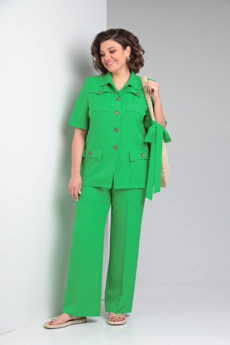 Костюм/комплект Vilena Fashion 965 двойка зеленый размер 48-52 #1