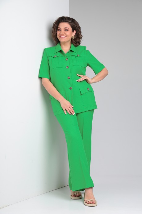 Костюм/комплект Vilena Fashion 965 двойка зеленый размер 48-52 #2