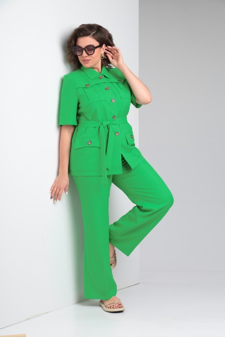 Костюм/комплект Vilena Fashion 965 двойка зеленый размер 48-52 #5