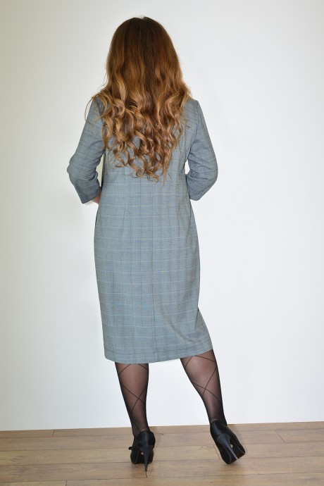 Платье NeeDle Ревертекс 522 серый размер 50-60 #5