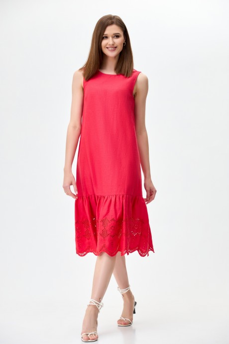 Платье ALLURE 1101Акр красный размер 42-48 #1