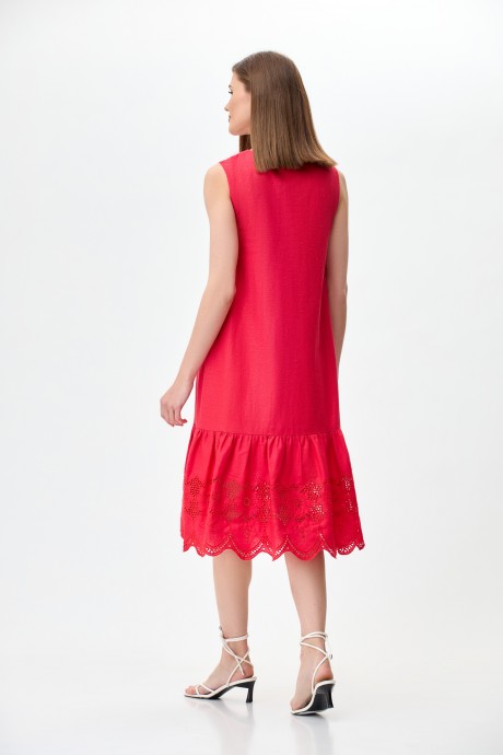Платье ALLURE 1101Акр красный размер 42-48 #2