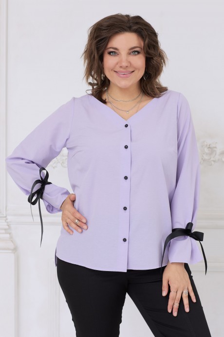 Блузка BegiModa 4061 фиолетовый размер 48-62 #1