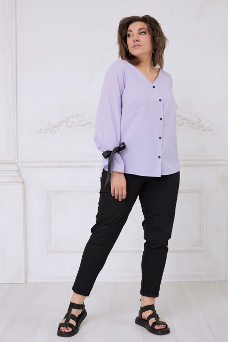 Блузка BegiModa 4061 фиолетовый размер 48-62 #6