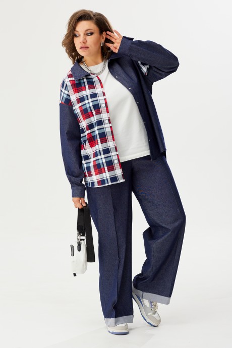 Брюки BegiModa 6041 джинс размер 48-62 #3