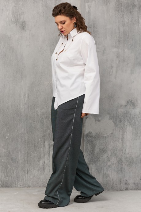 Рубашка BegiModa 4108 белый размер 48-62 #5
