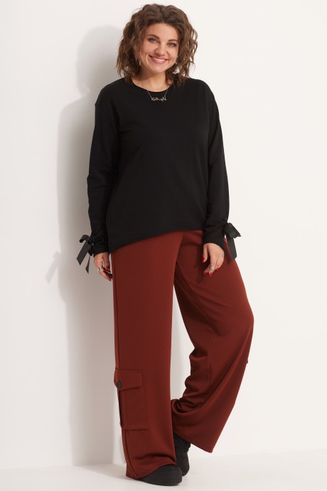 Брюки BegiModa 6058 терракот размер 48-62 #3