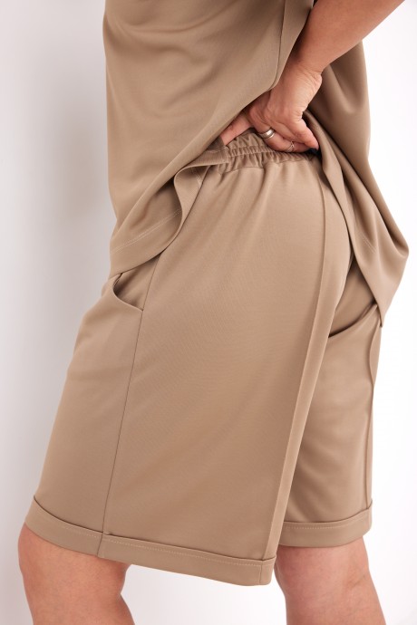 Костюм BegiModa 3092 двойка бежевый размер 48-62 #8