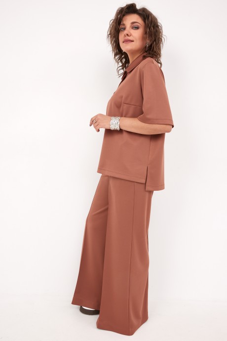 Костюм/комплект BegiModa 3094 двойка терракот размер 48-62 #6