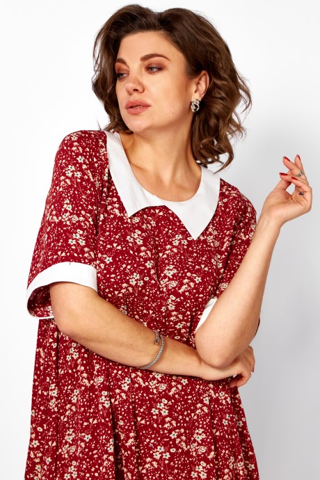 Платье BegiModa 1052 вино размер 48-62 #6