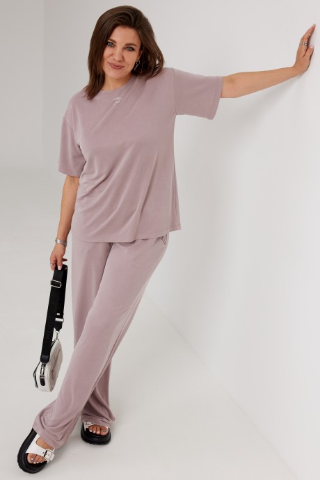 Костюм/комплект BegiModa 3096 розовый пепел размер 48-62 #3