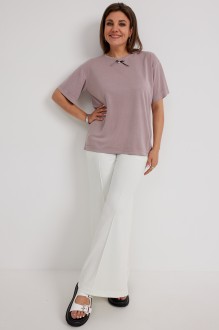 Майка BegiModa 4134 розовый пепел #1