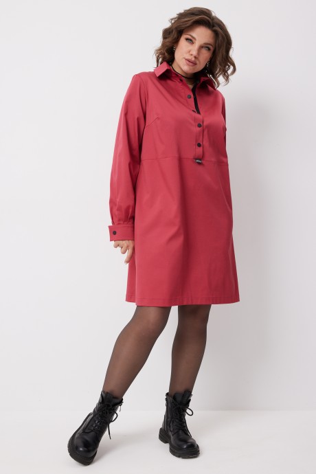 Платье BegiModa 1059 гранат размер 48-62 #2
