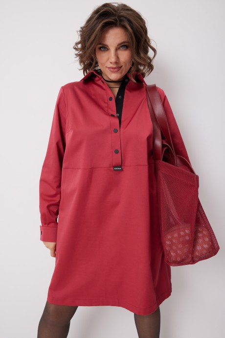 Платье BegiModa 1059 гранат размер 48-62 #5